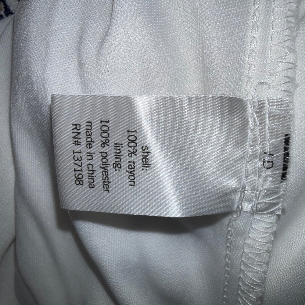 Now + Gen x Sonoma White Embroidered Tassel Belted Shirt Dress Plus Size 2X - Picture 9 of 10